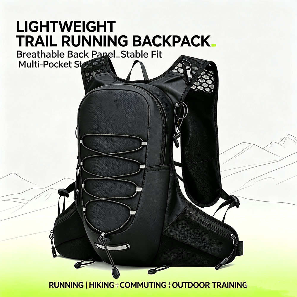 Reflective Jacket Running - Plecak do biegania z systemem nawadniającym,
