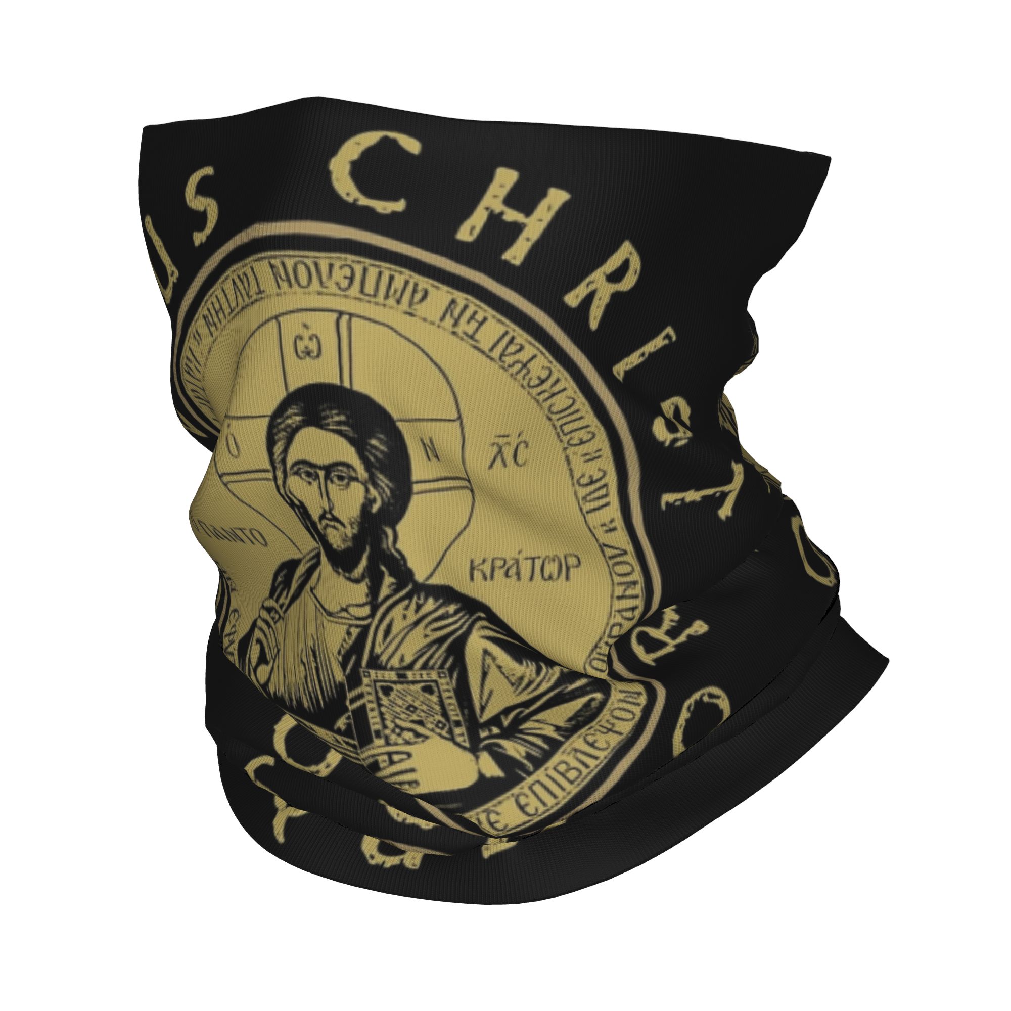 Balaclava Face Mask - Chusta wielofunkcyjna z nadrukiem Jezusa Chrystusa,