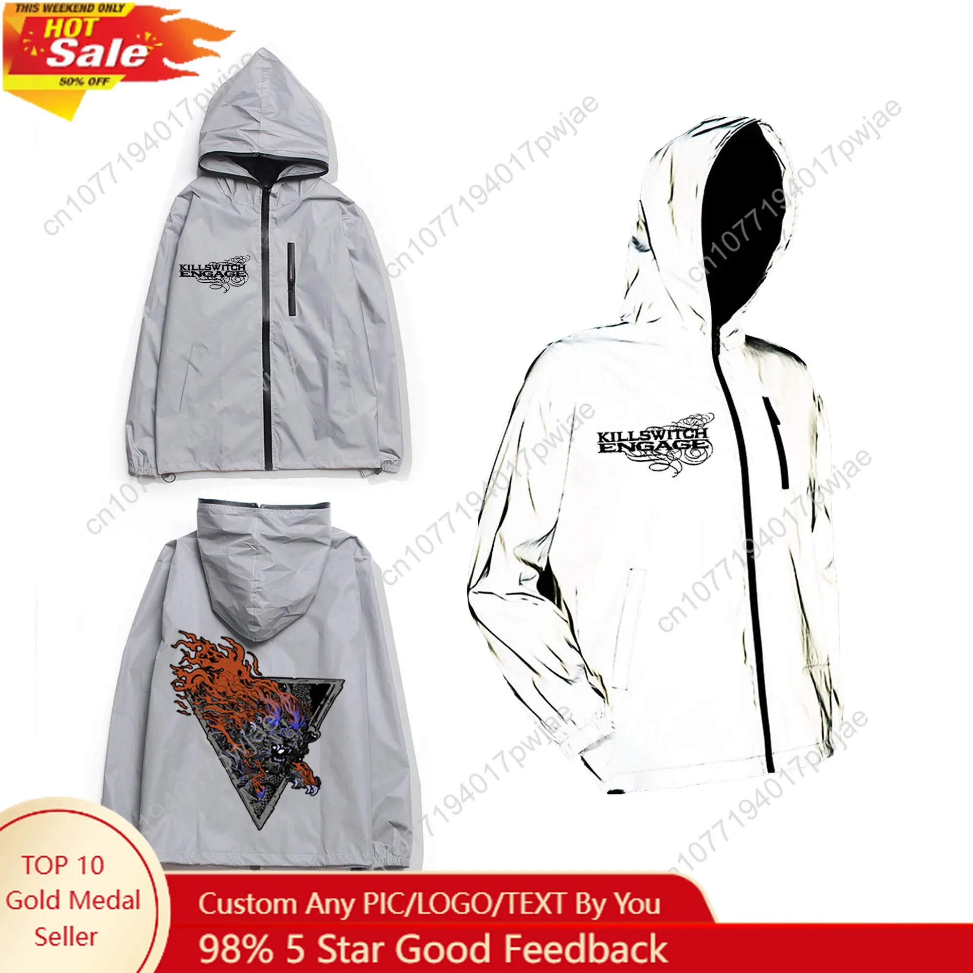 Reflective Jacket Running - Kurtka odblaskowa Killswitch Engages, męska i