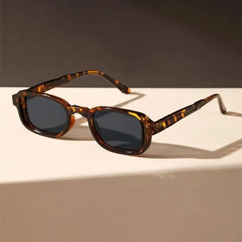 Street Fashion Brands - Luksusowe prostokątne okulary przeciwsłoneczne damskie owalne