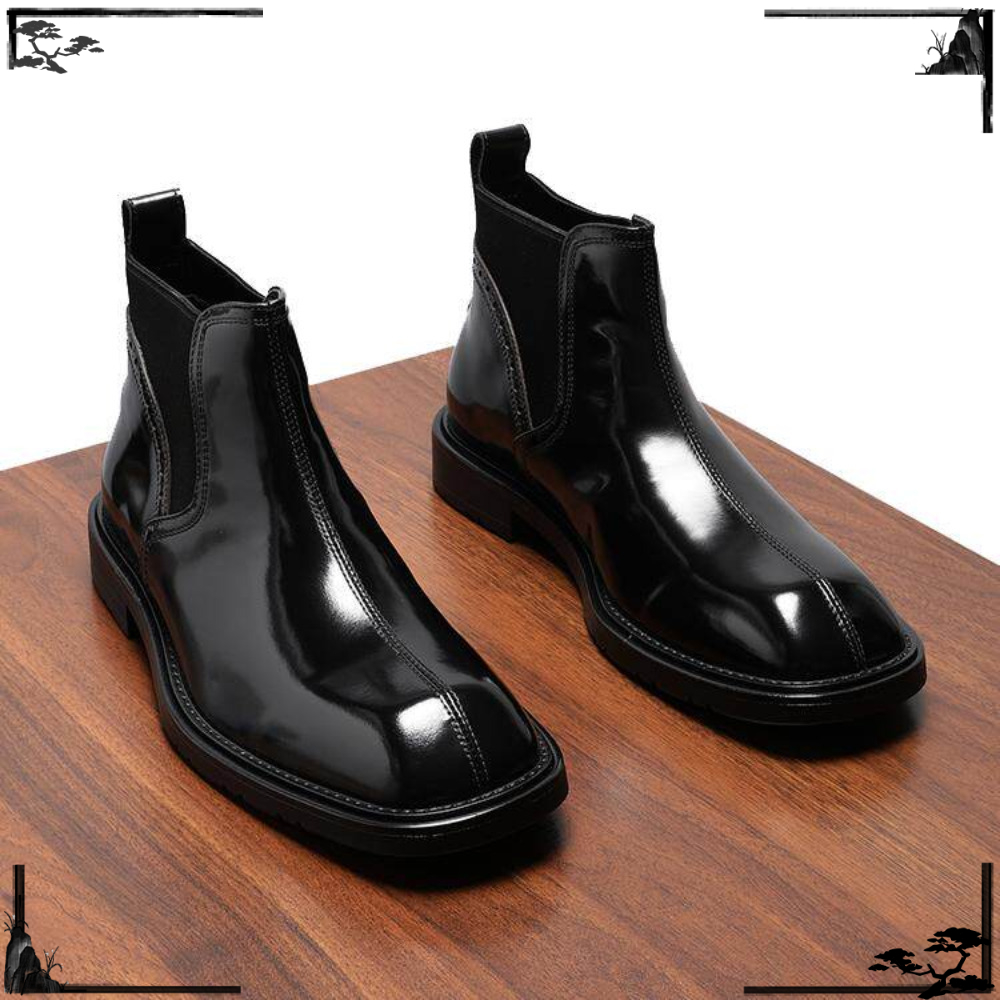 Street Fashion Online - Męskie buty z prawdziwej skóry, modne,