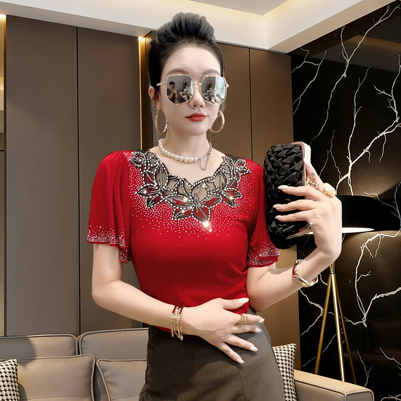 Mesh Top Layering - Nowa designerska koszulka z siateczki z