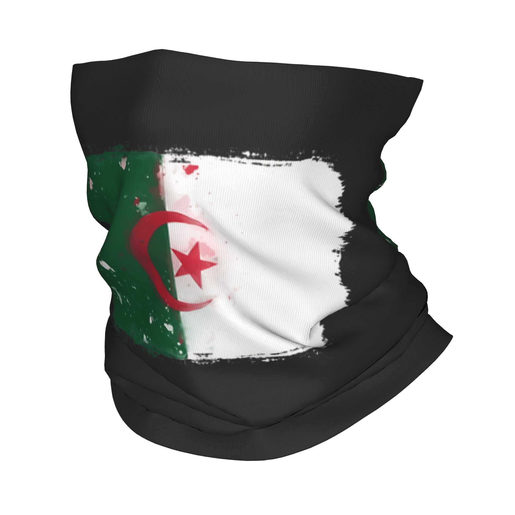 Balaclava Face Mask - Bandana z flagą Algierii Retro Maska