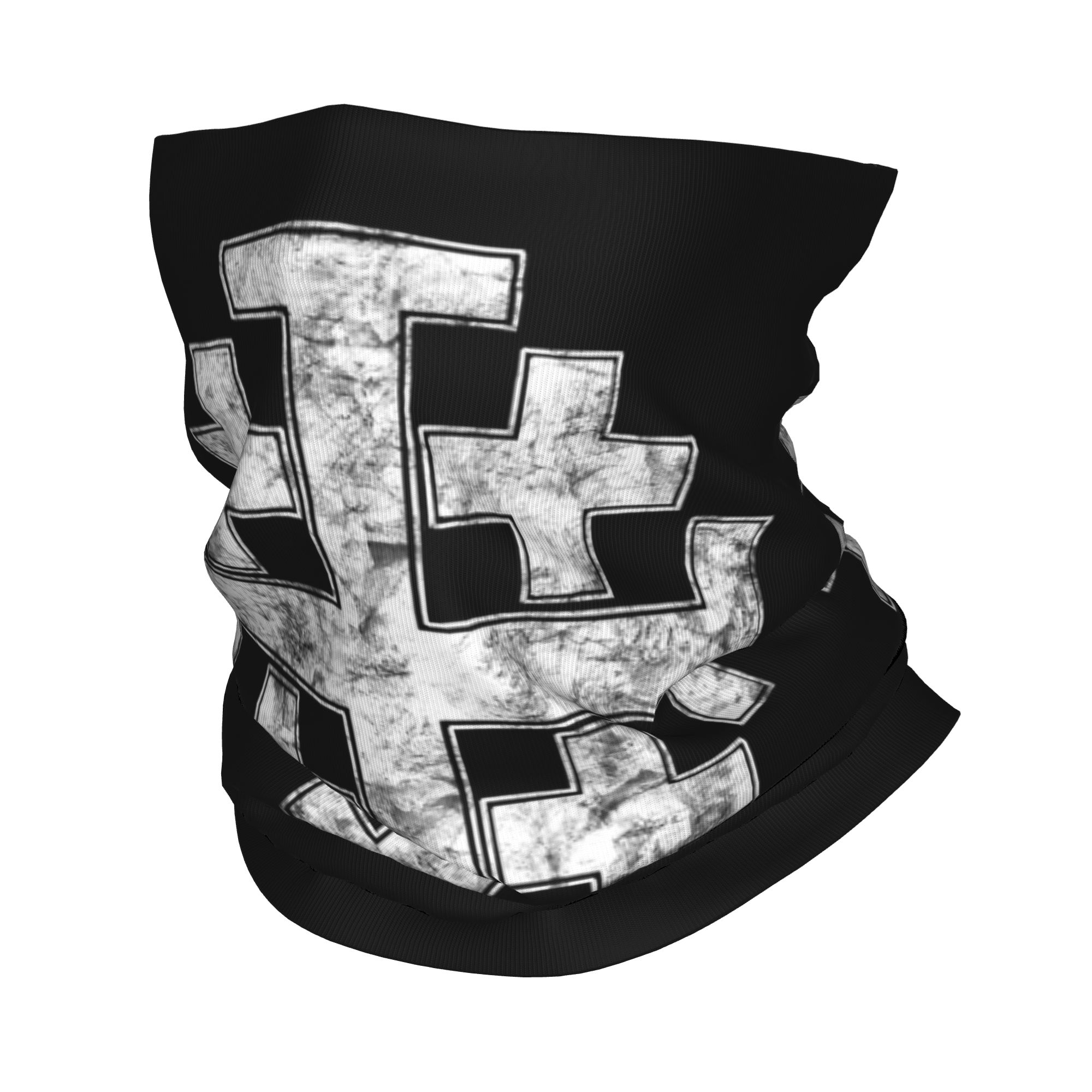 Balaclava Face Mask - Krzyż Jerozolimski Rycerski Chrześcijański Bandana Ochraniacz