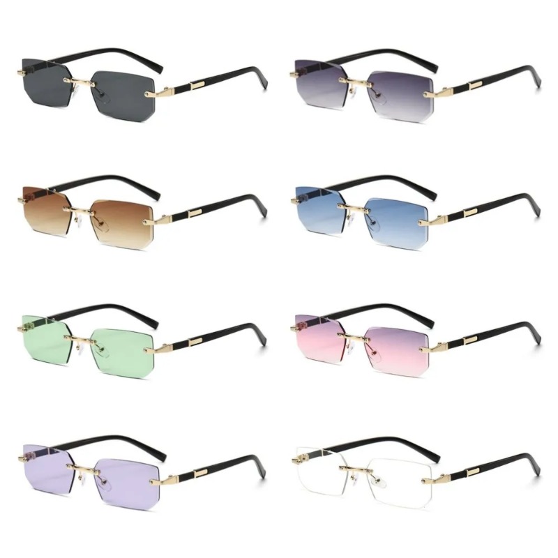 Street Fashion Brands - Modne okulary przeciwsłoneczne bez oprawek dla