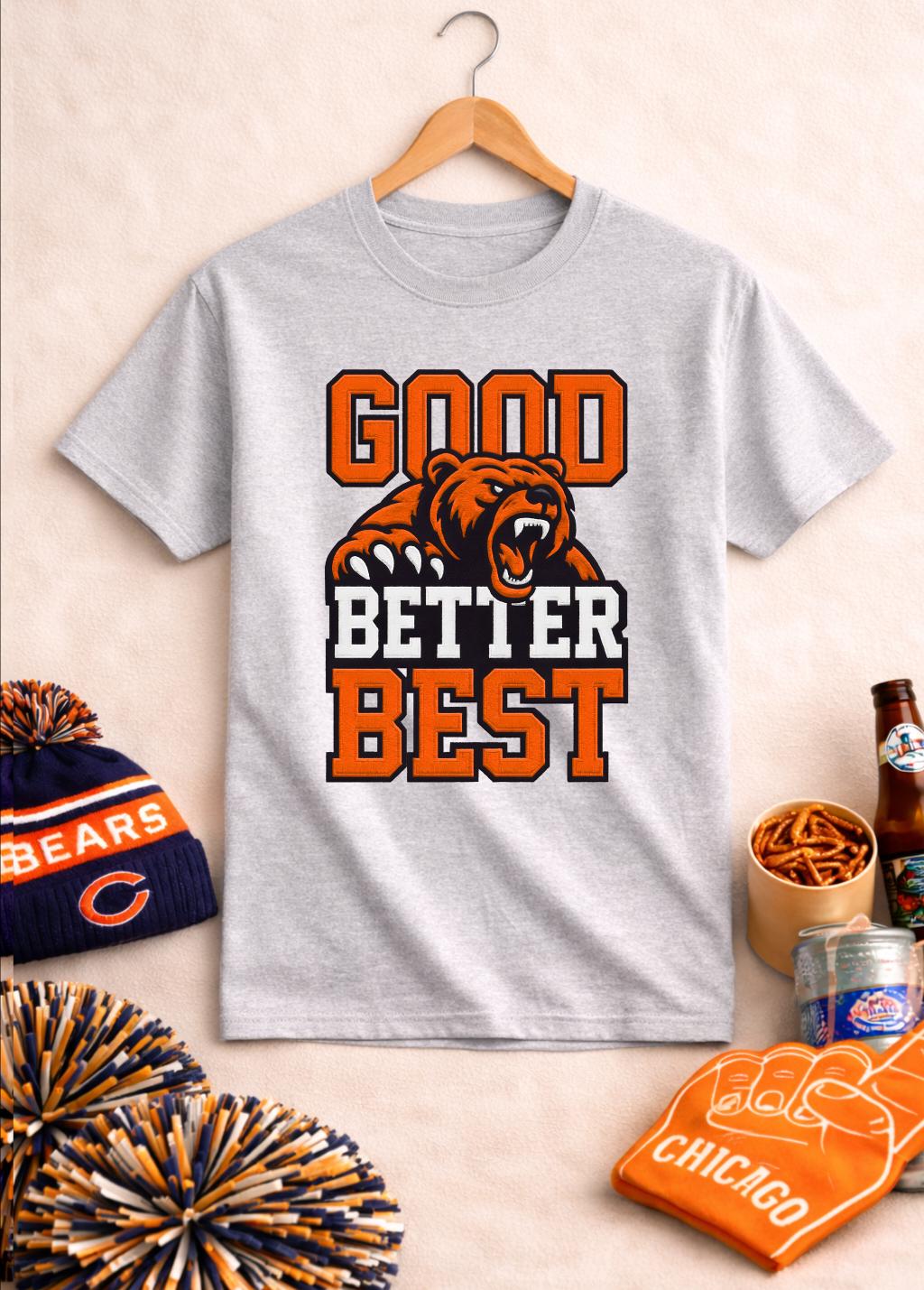 Dobry Lepszy Najlepszy T-shirt – Street Fashion Chicago recenzja i cena