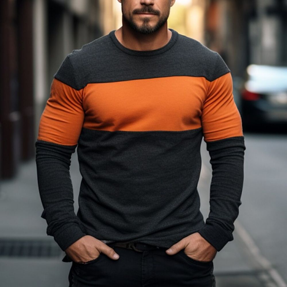 Męska koszulka w stylu casual, – Street Fashion Men recenzja i cena