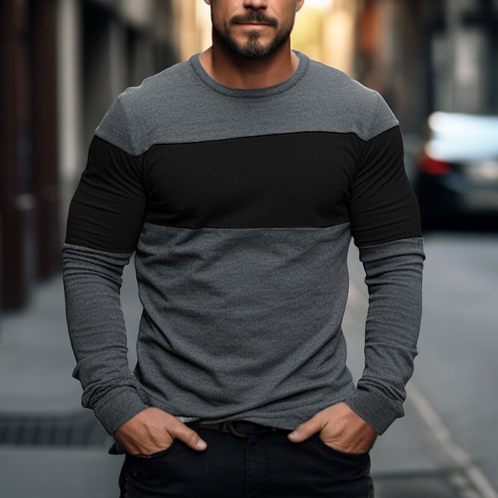 Męska koszulka w stylu casual, – Street Fashion Men recenzja i cena
