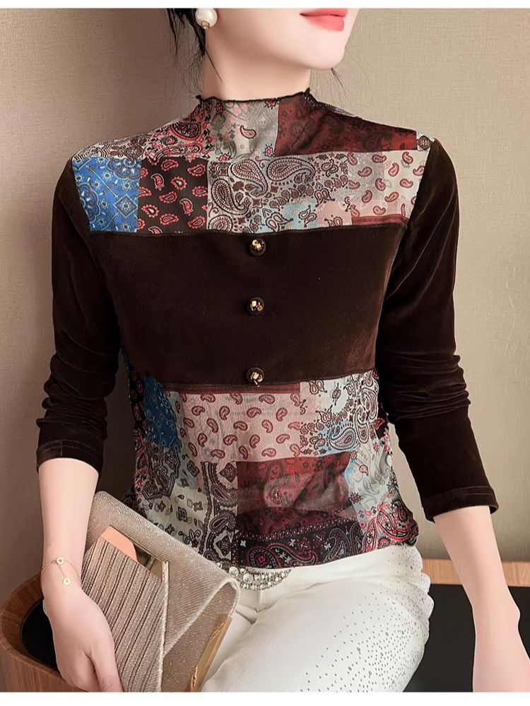 Damska koszulka z długim rękaw – Mesh Top Layering recenzja i cena