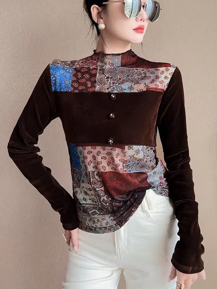Damska koszulka z długim rękaw – Mesh Top Layering recenzja i cena