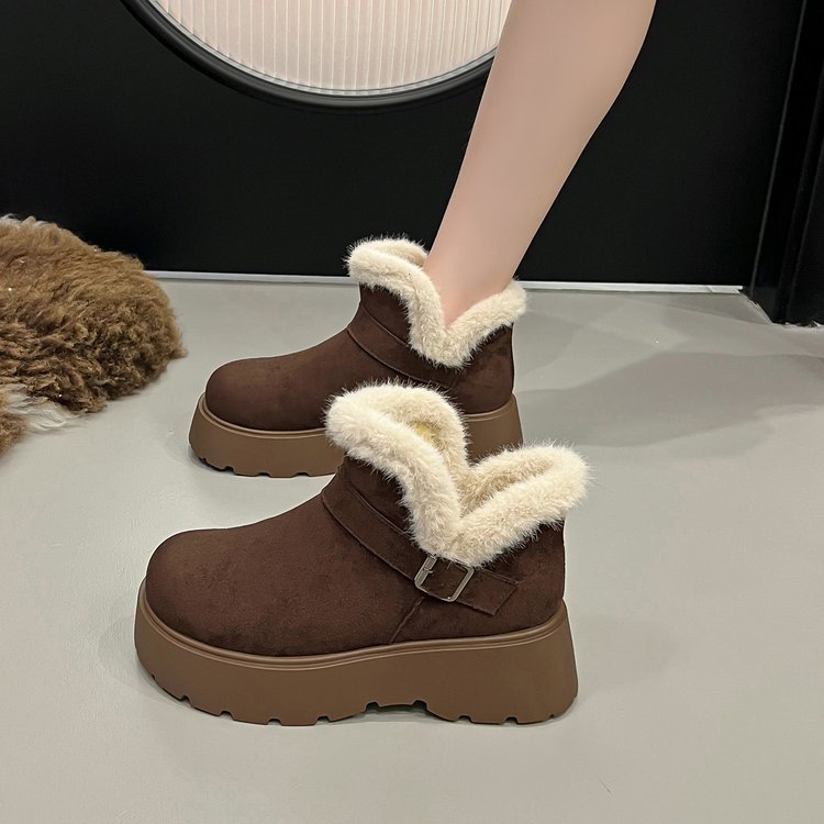 Zimowe buty damskie na grubej  – Street Fashion Online recenzja i cena
