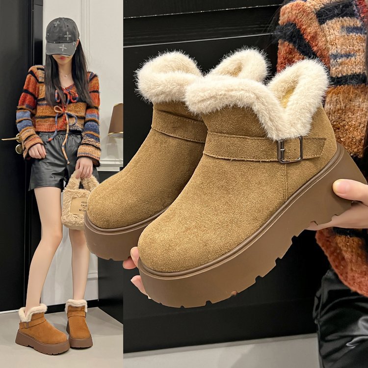 Zimowe buty damskie na grubej  – Street Fashion Online recenzja i cena