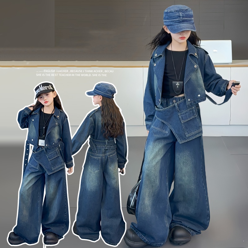 Zestawy ubrań dla dziewczynek  – Street Fashion Korean Girl recenzja i cena