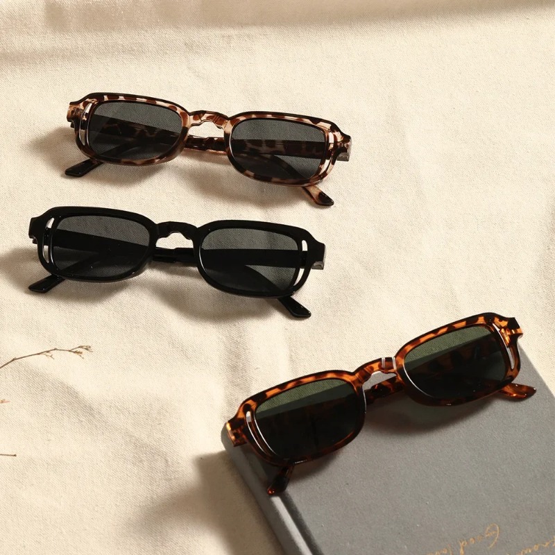 Luksusowe prostokątne okulary  – Street Fashion Brands recenzja i cena