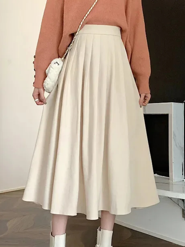 Damska plisowana spódnica w st – Street Fashion Korean Girl recenzja i cena