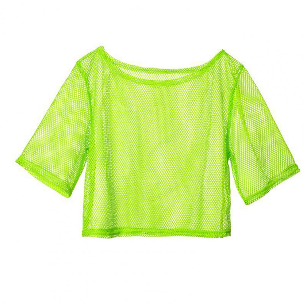 Women Fishnet Tank T-Shirt Cas – Mesh Top Layering recenzja i cena