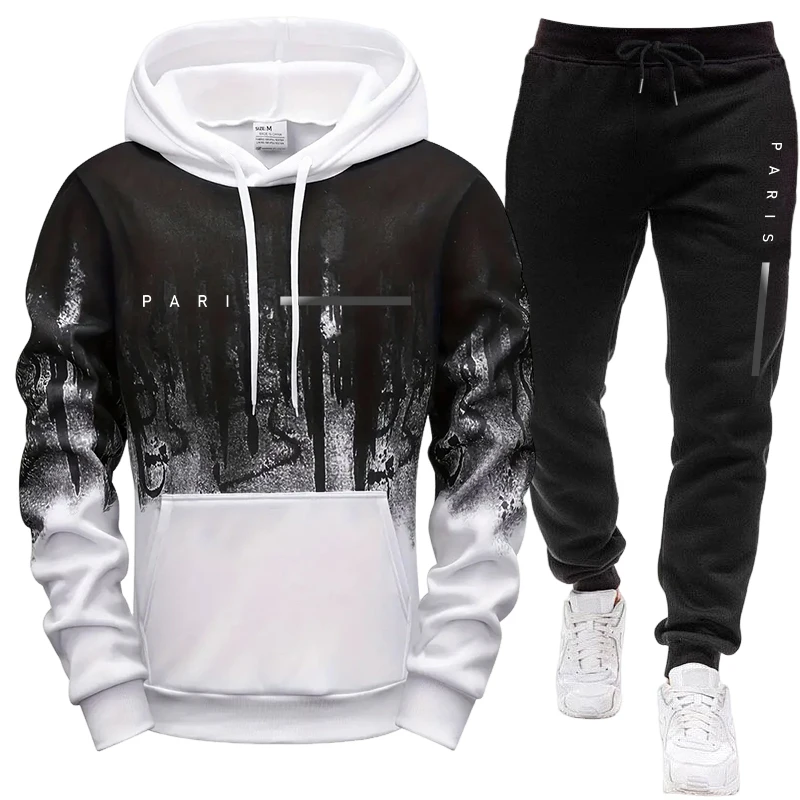 Męski zestaw/bluza z kapturem/ – Street Fashion In Paris recenzja i cena
