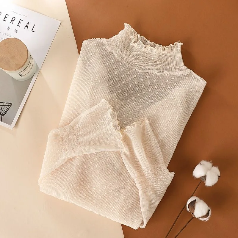 Seksowna damska koronkowa bluz – Mesh Top Layering recenzja i cena