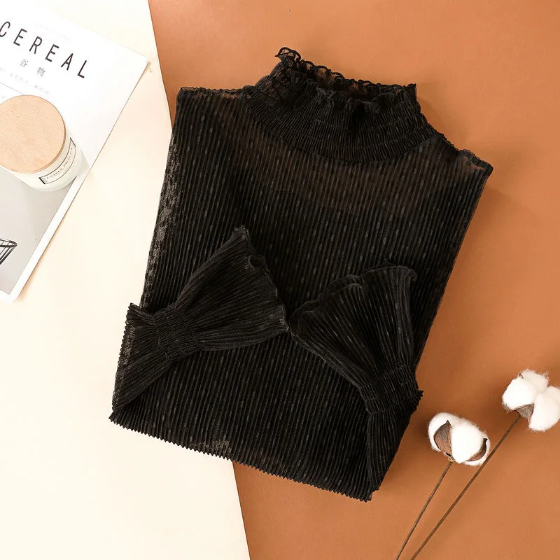 Seksowna damska koronkowa bluz – Mesh Top Layering recenzja i cena