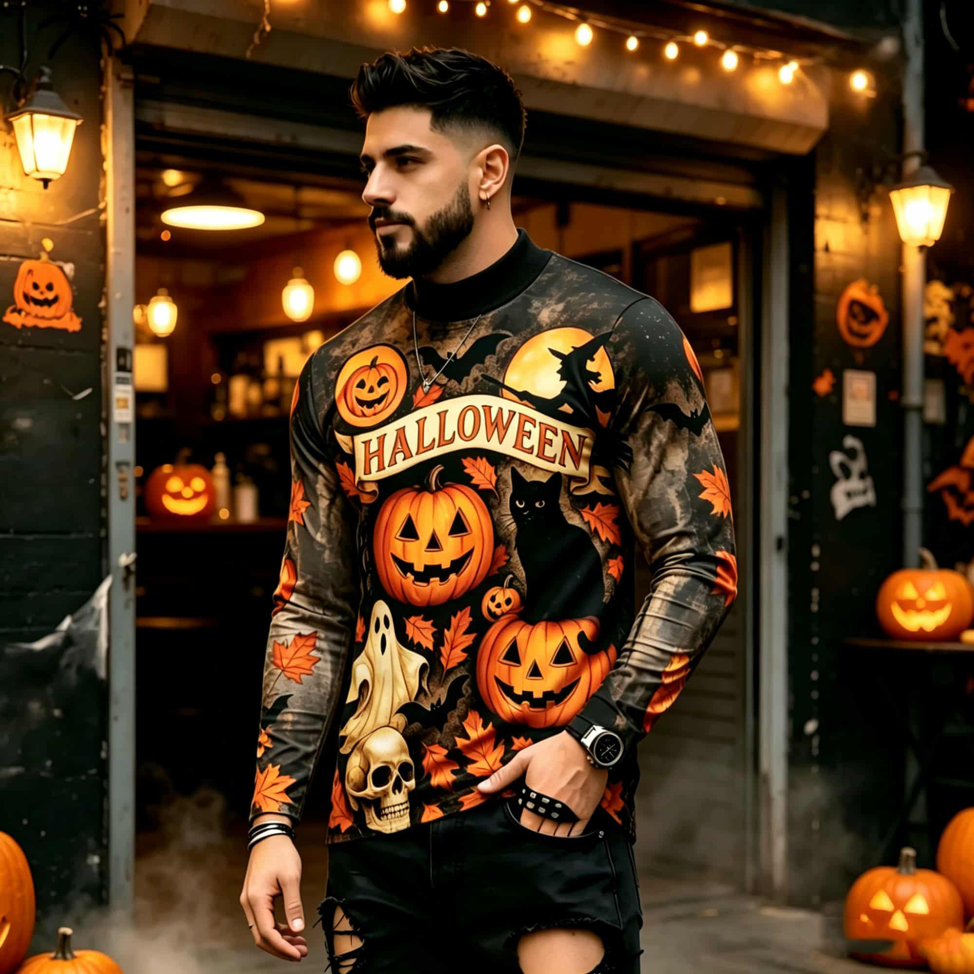 Casualowa moda uliczna, koszul – Street Fashion Men recenzja i cena