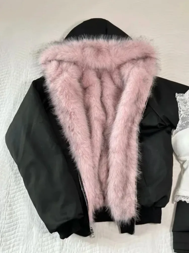 American Vintage damski futrza – Street Fashion Korean Girl recenzja i cena