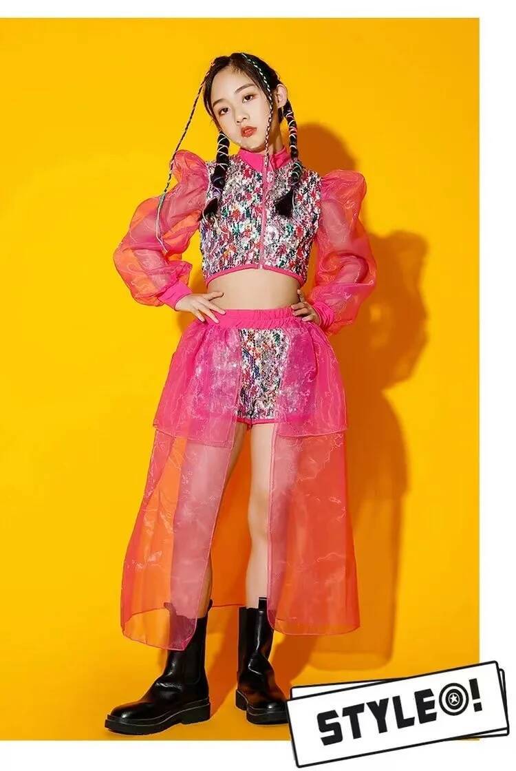 Kostium jazzowy cekiny taniec  – Street Fashion Online recenzja i cena