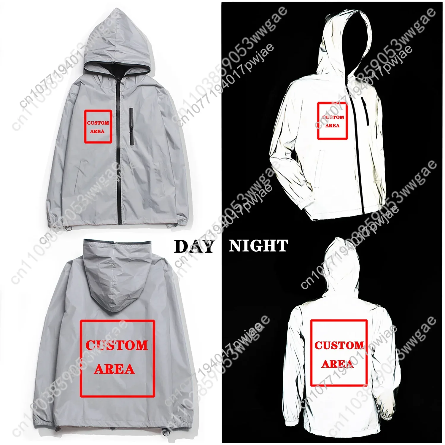 Kurtka odblaskowa z motywem ze – Reflective Jacket Running recenzja i cena